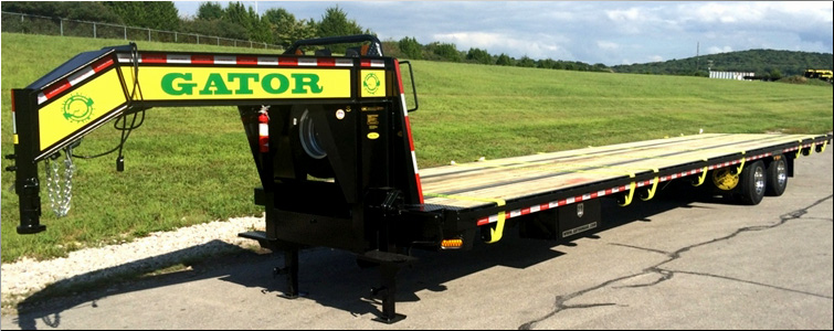EQUIPMENT TRAILER - TANDEM DUAL GOOSENECK TRAILER FOR SALE  Pickett County, Tennessee